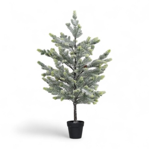 ABETE VERDE IN VASO H.100 CM.